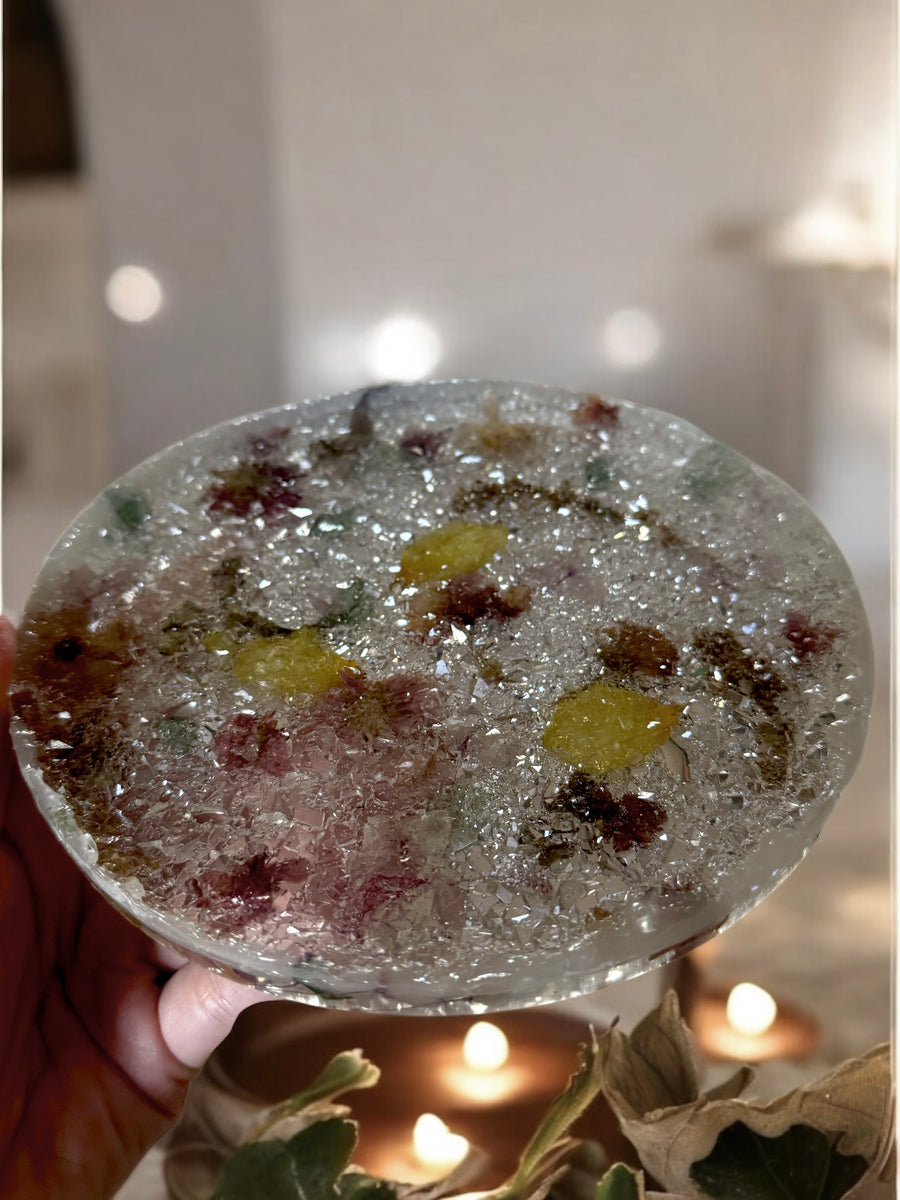Porta Jóias Jardim de Cristal - Envio Imediato