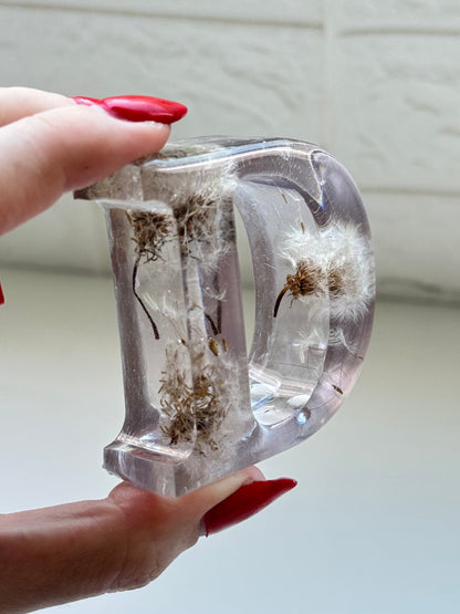 Letra Decorativa Pequena Mini Dandelions - Sob Encomenda