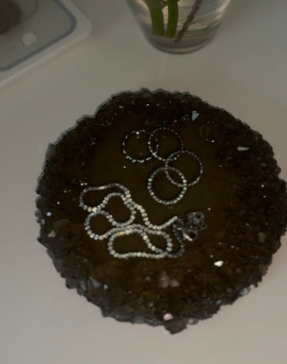 Bandeja Porta Objetos Crystal - pronta entrega