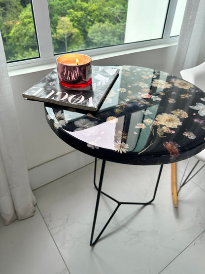 Mesa Lateral Premium Floral Black