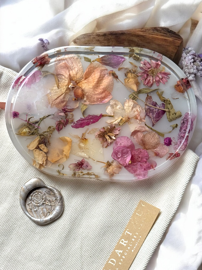 Bandeja Oval Hidden Garden - Envio Imediato