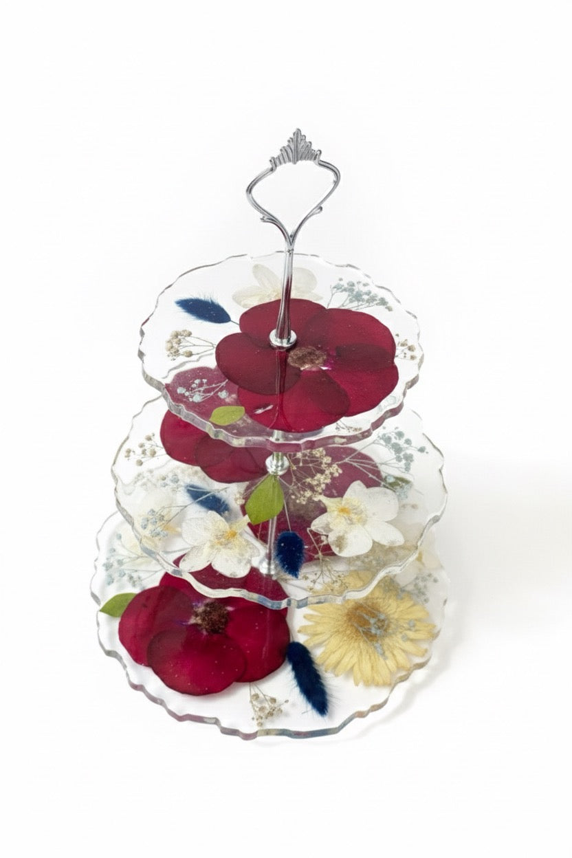 Porta Petit Four 3 Andares - Eternização