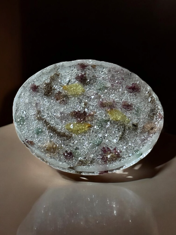 Porta Jóias Jardim de Cristal - Envio Imediato