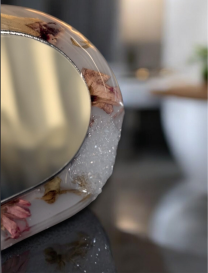 Espelho de Mão - Reflexo Botanico - envio imediato