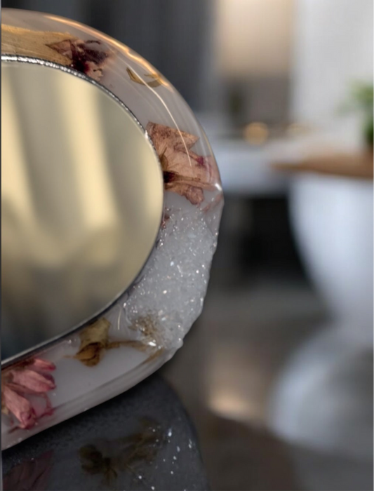 Espelho de Mão - Reflexo Botanico - envio imediato