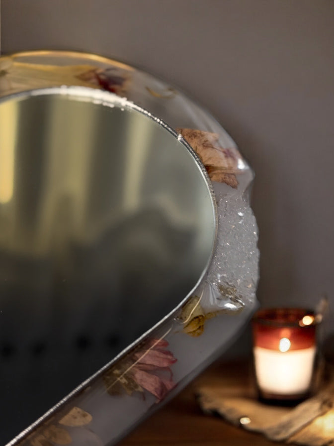 Espelho de Mão - Reflexo Botanico - envio imediato