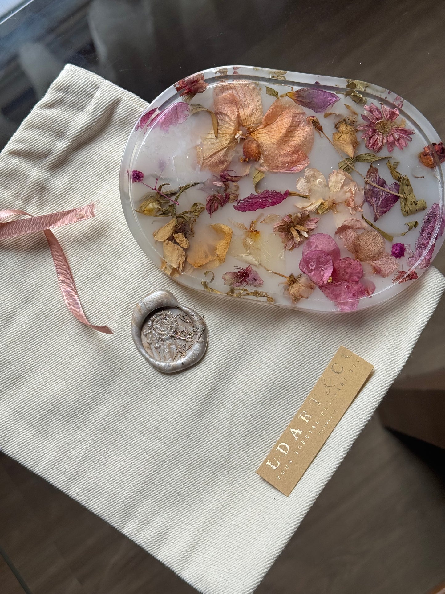 Bandeja Oval Hidden Garden - Envio Imediato