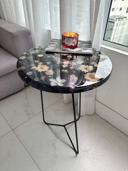Mesa Lateral Premium Floral Black