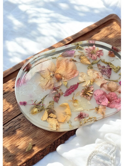 Bandeja Oval Hidden Garden - Envio Imediato