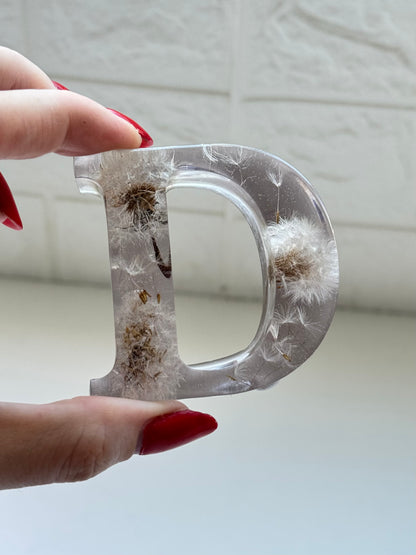 Letra Decorativa Pequena Mini Dandelions - Sob Encomenda