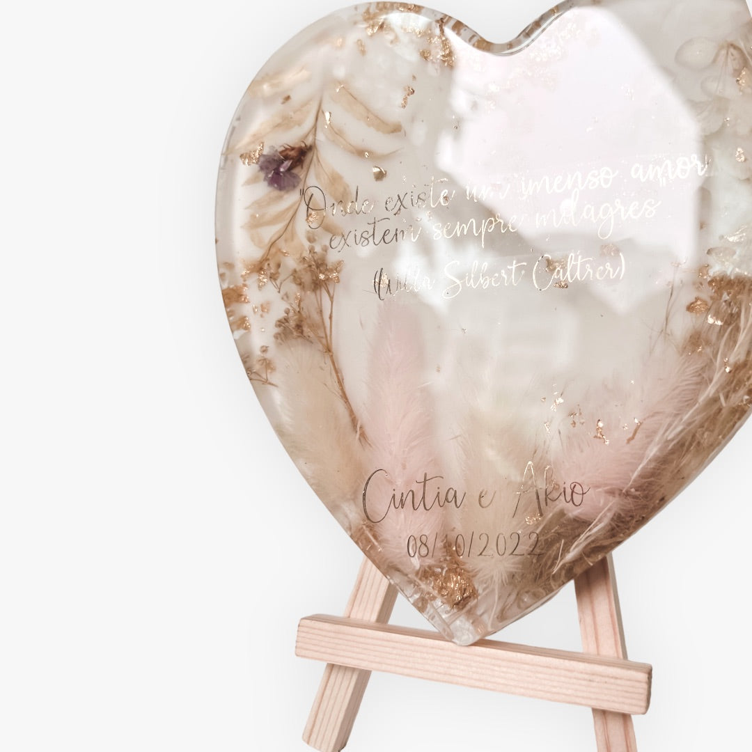 Heart Personalizável Boho