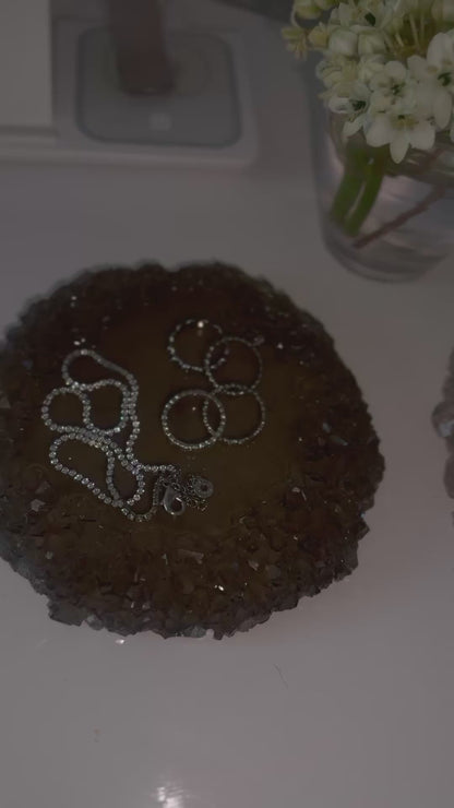 Bandeja Porta Objetos Crystal - pronta entrega