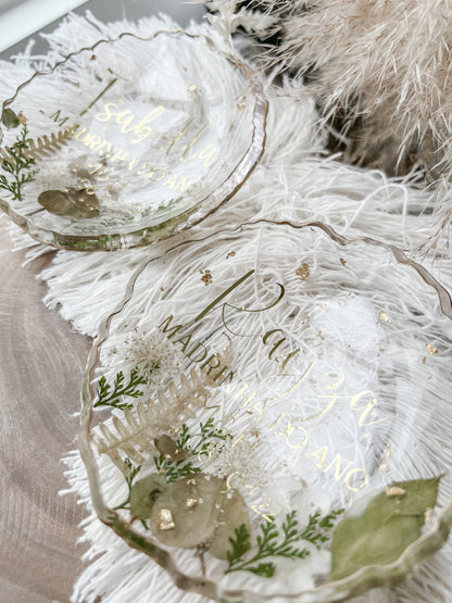 Bowl/ Porta Joias com Flores Naturais