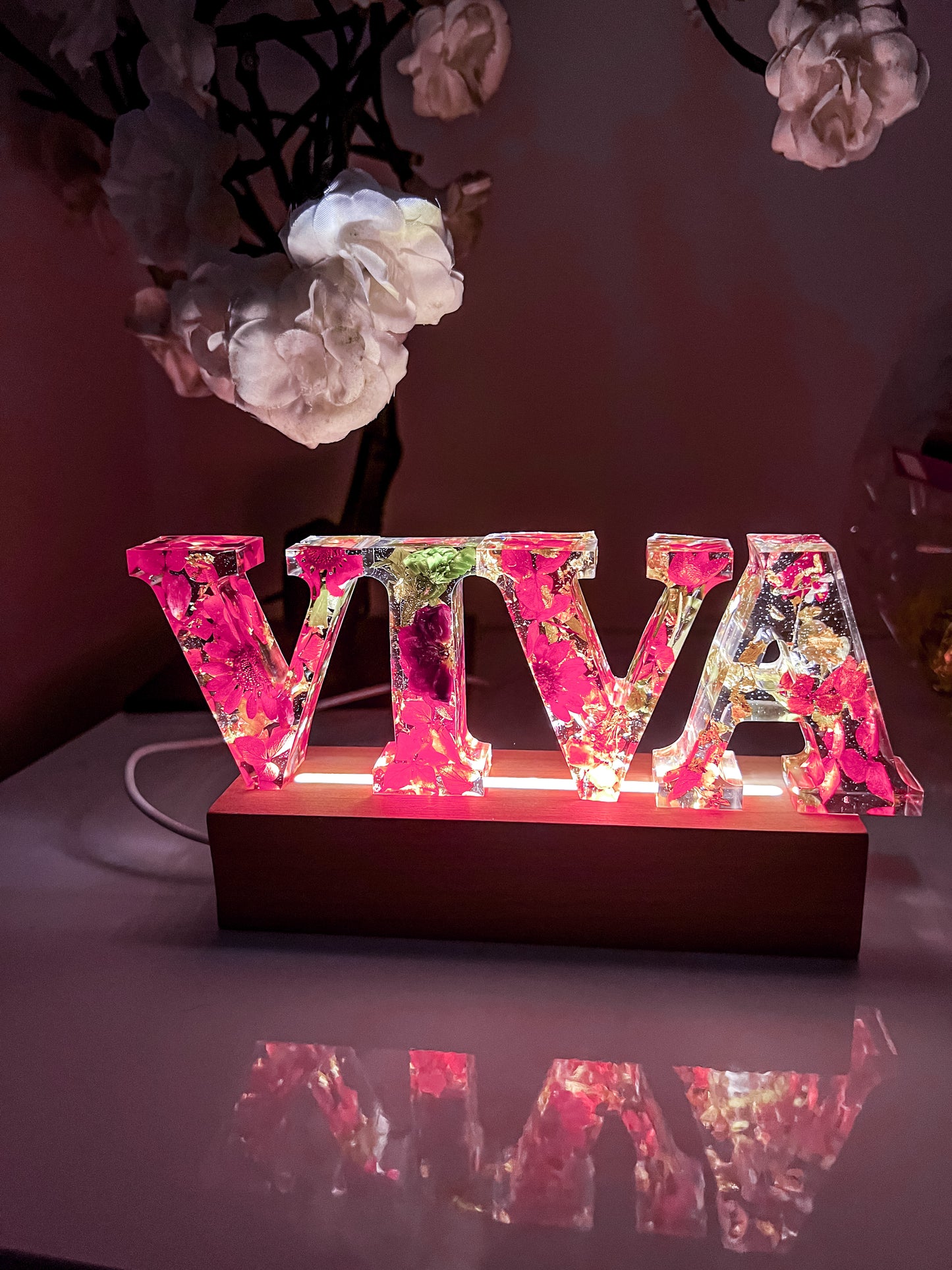 Luminária Word Personalizada