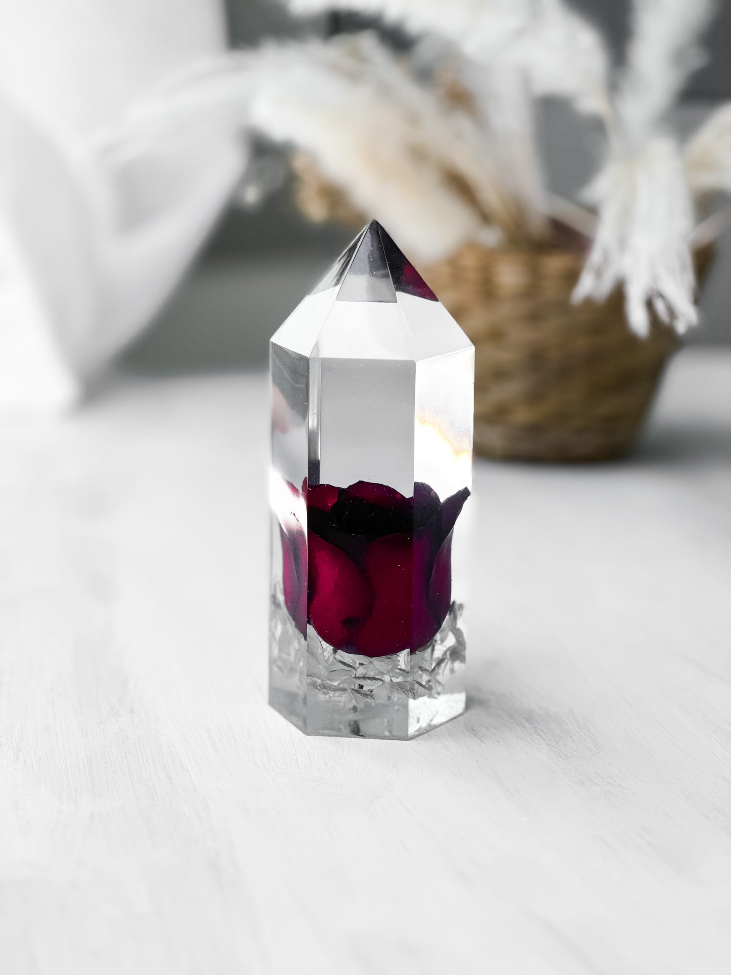 Luminária Crystal com Base em LED