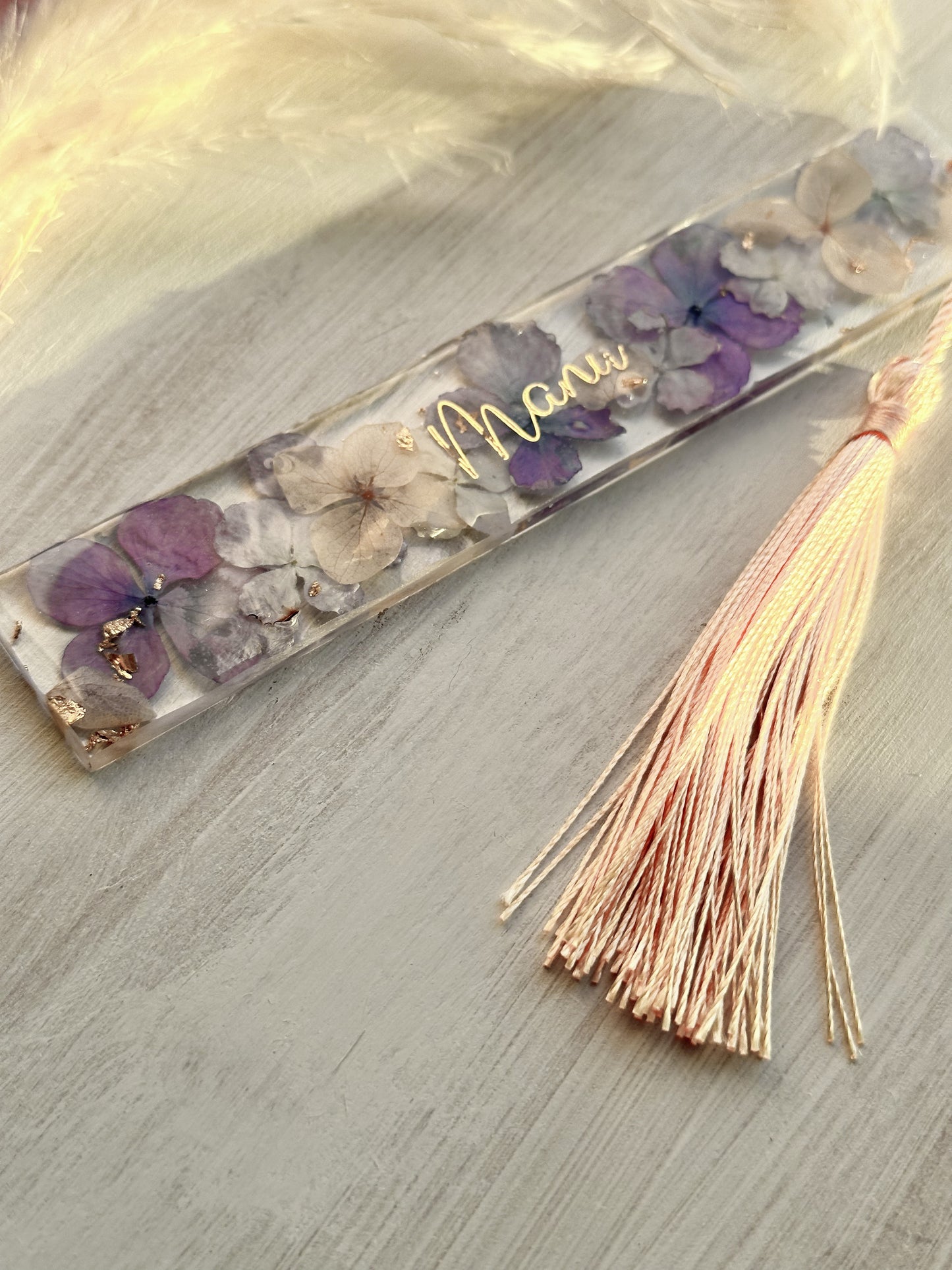 Marca Páginas Natural Flowers com Flores Naturais Eternizadas em Resina | LDARTECO