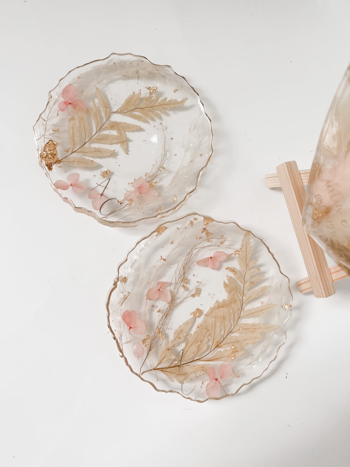 Bowl/ Porta Joias com Flores Naturais