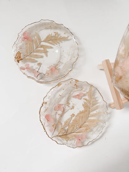 Bowl/ Porta Joias com Flores Naturais