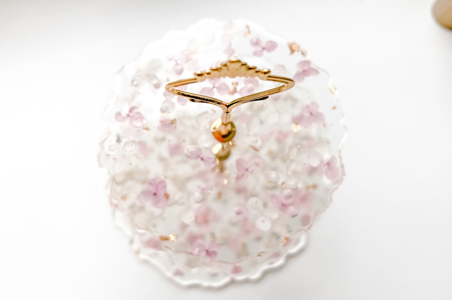 Porta Petit Four Natural Flowers