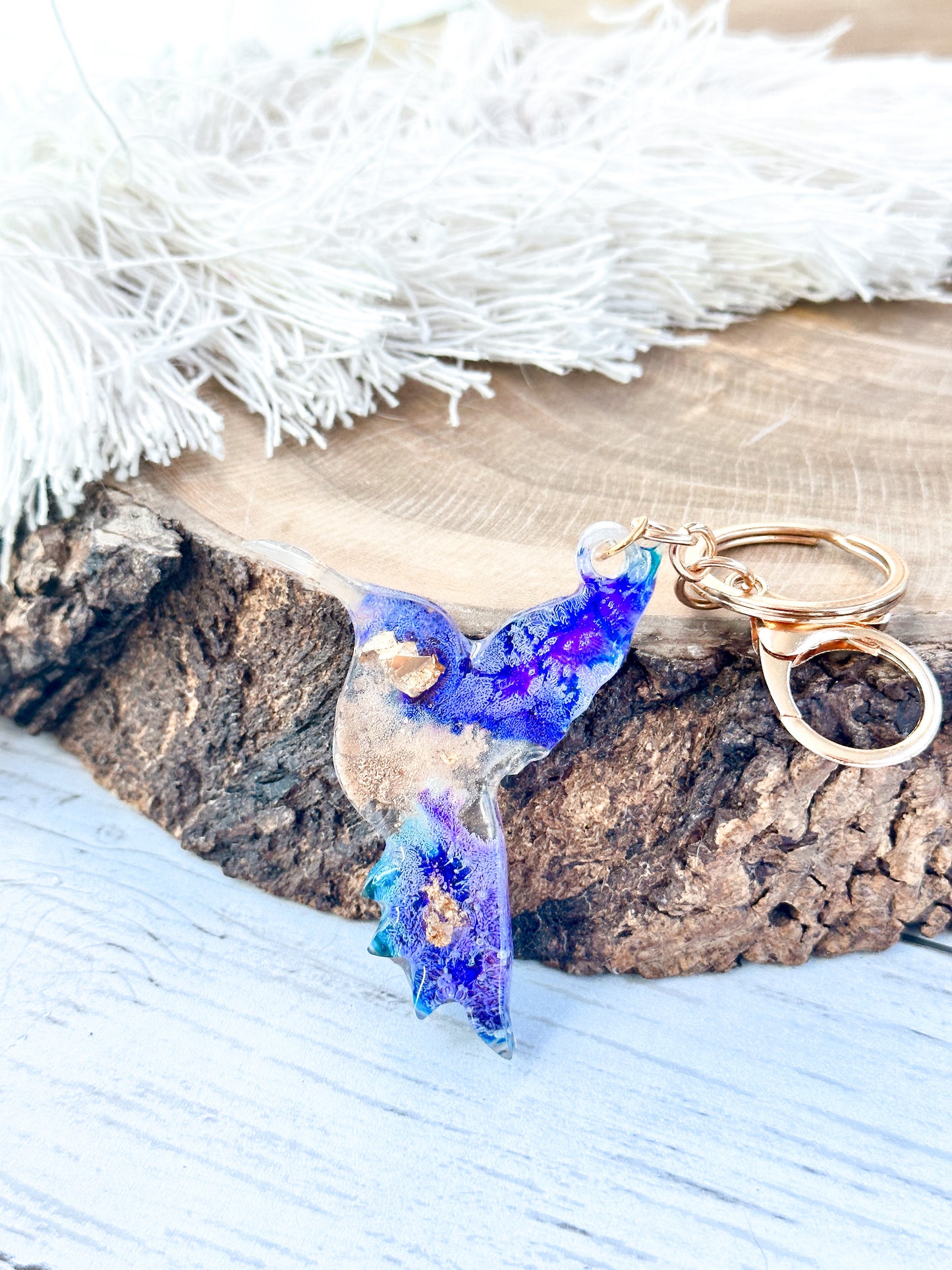Chaveiro Hummingbird Azul