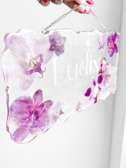 Placa Orchid Orquídeas