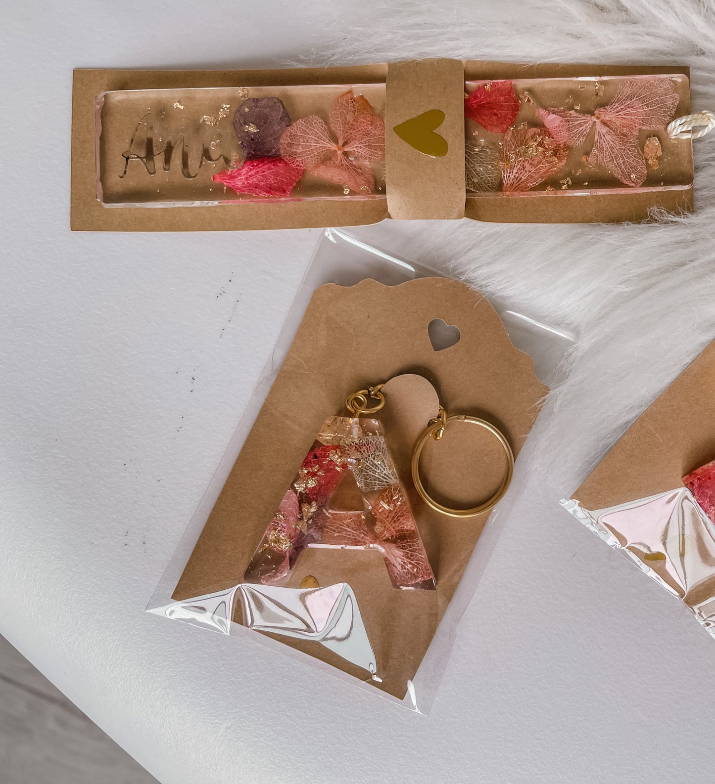 Marca Páginas Natural Flowers com Flores Naturais Eternizadas em Resina | LDARTECO